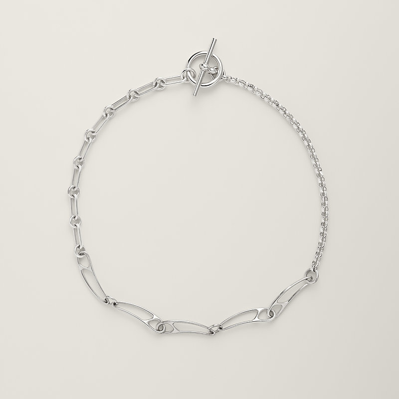 Chaine d'ancre Punk necklace, medium model | Hermès USA
